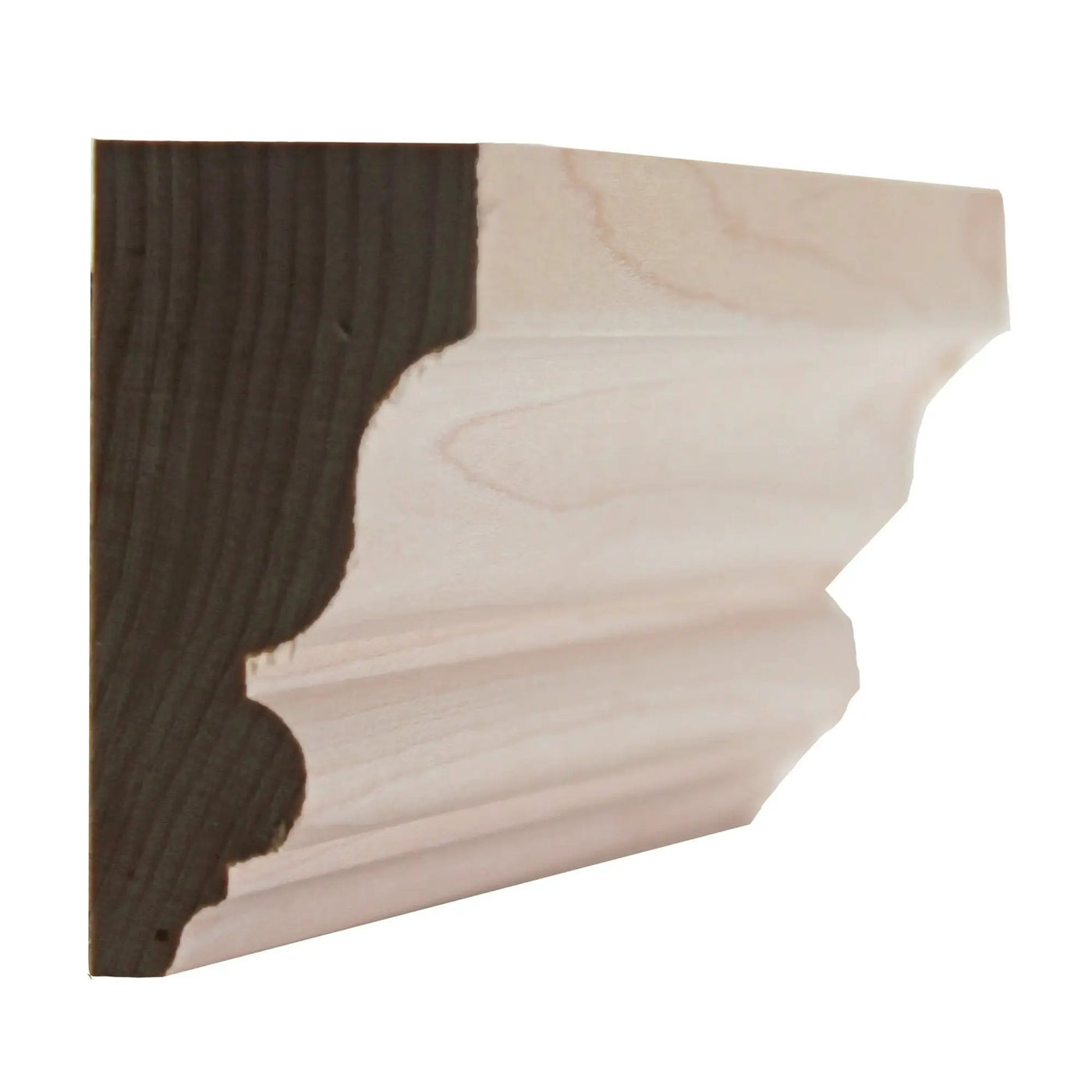 EWSC12 Solid Crown 2-1/4" High x 1-1/8" Deep Moulding. Unfinished by NewMouldings