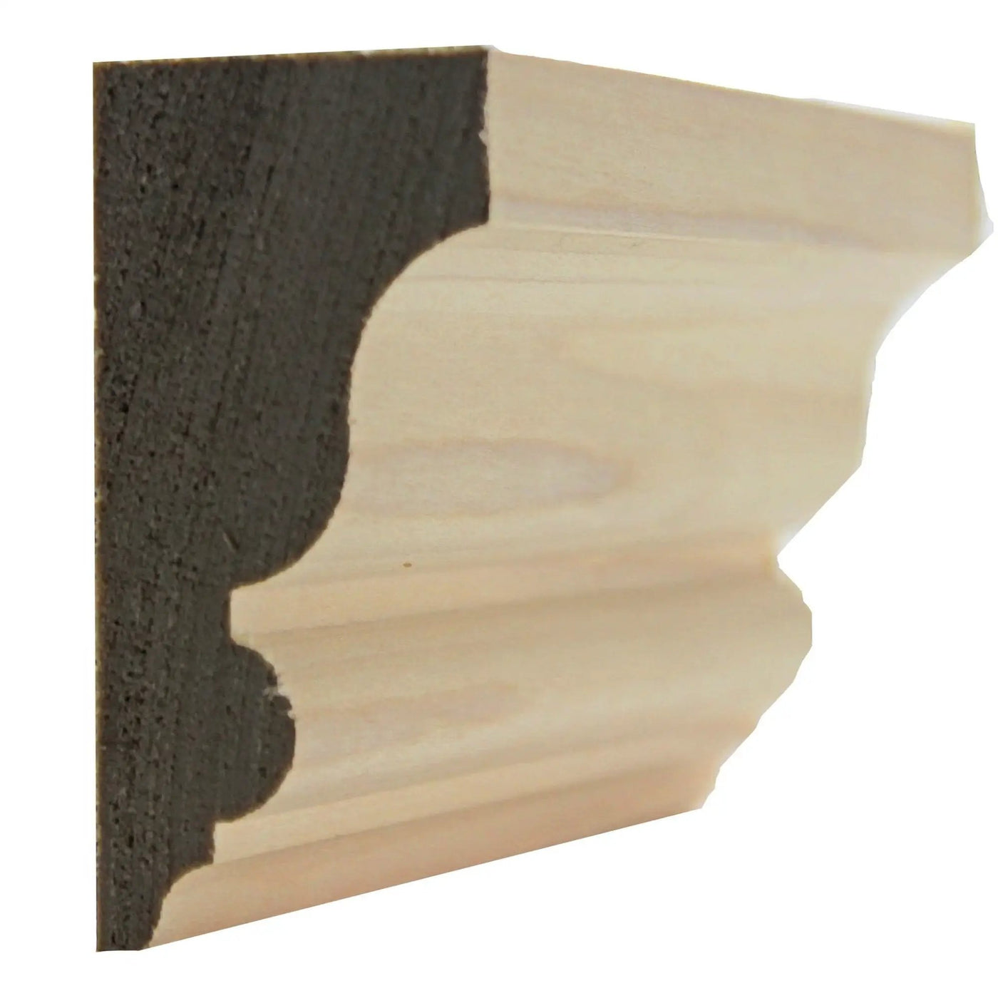EWSC13 Solid Crown 2-3/4" High x 1-3/8" Deep Moulding. Unfinished by NewMouldings
