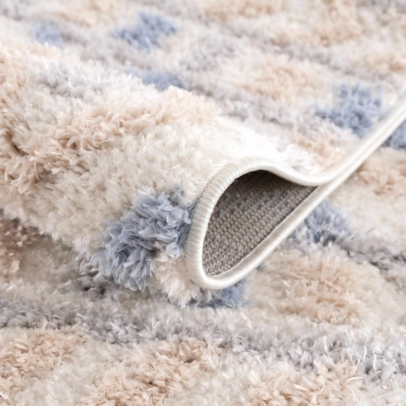 Eivin Pink & Blue Area Rug - Clearance by Boutique Rugs