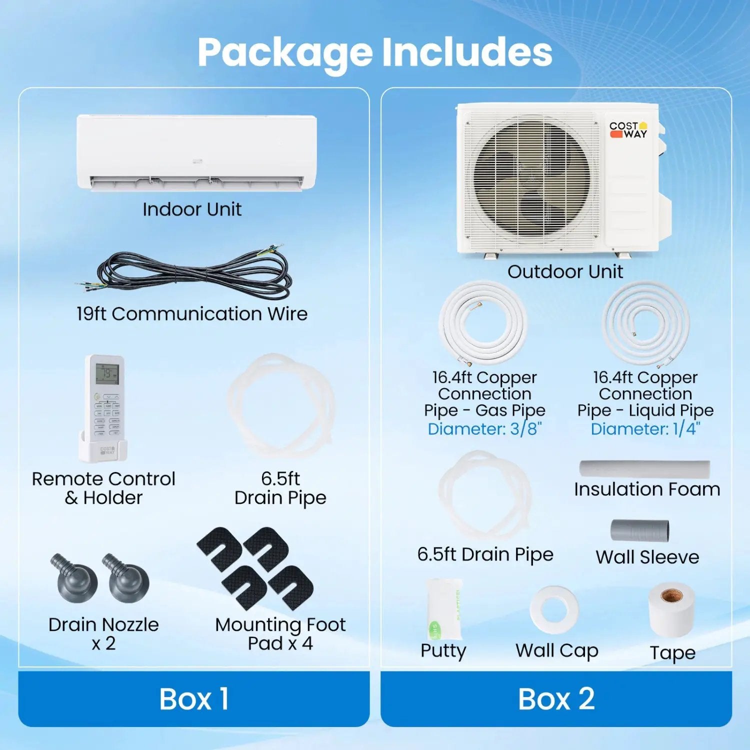 EcoGuard Series 9000 BTU 20 SEER2 208 by DirectDeals