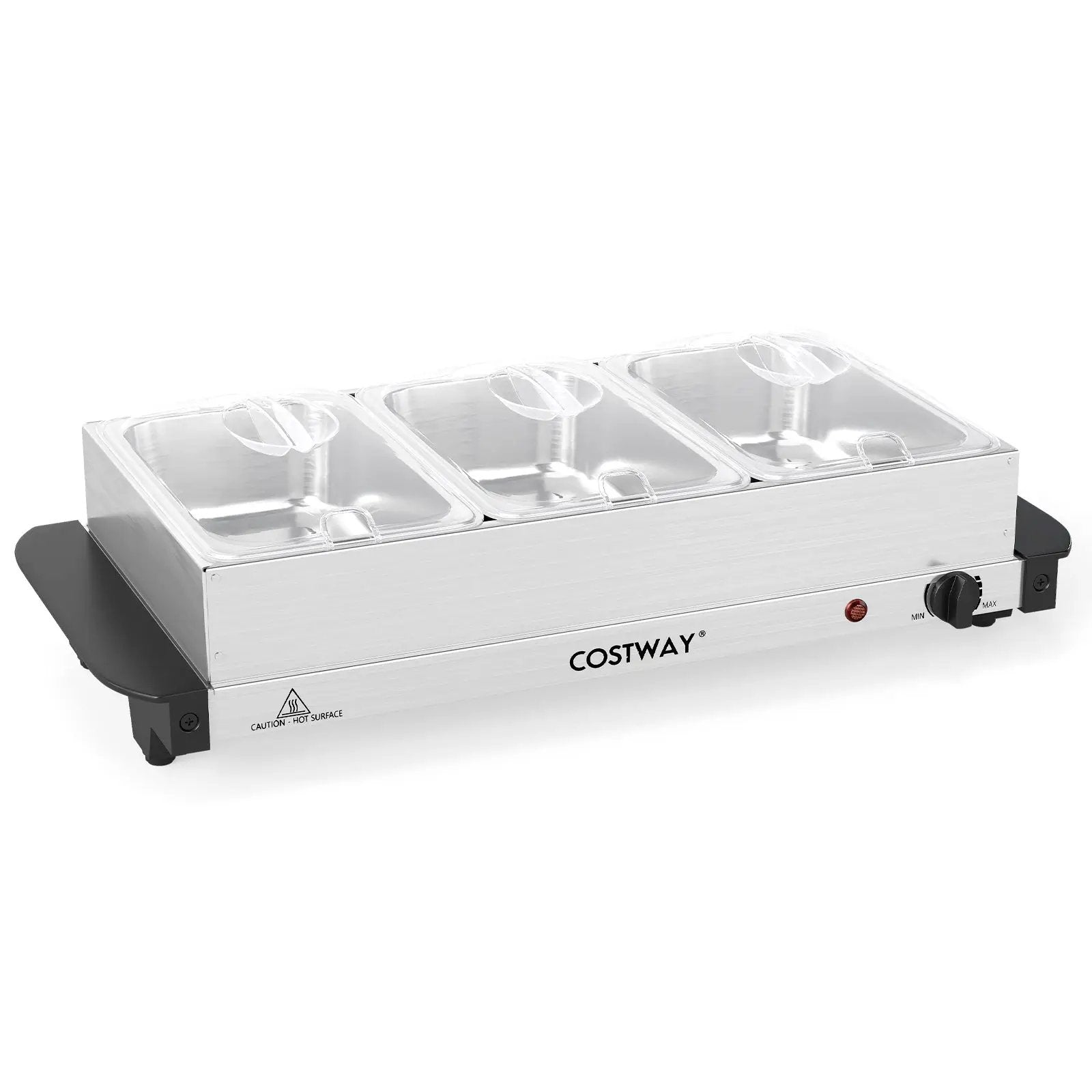 Electric Buffet Server Food Warmer with 3 Removable Trays by DirectDeals