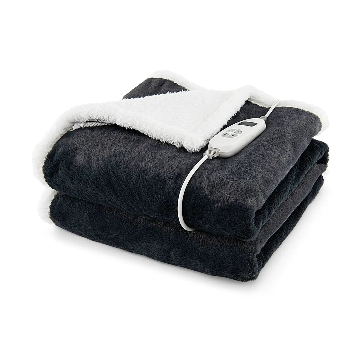 Electric Heated Blanket Throw with 10 Heat Settings by DirectDeals