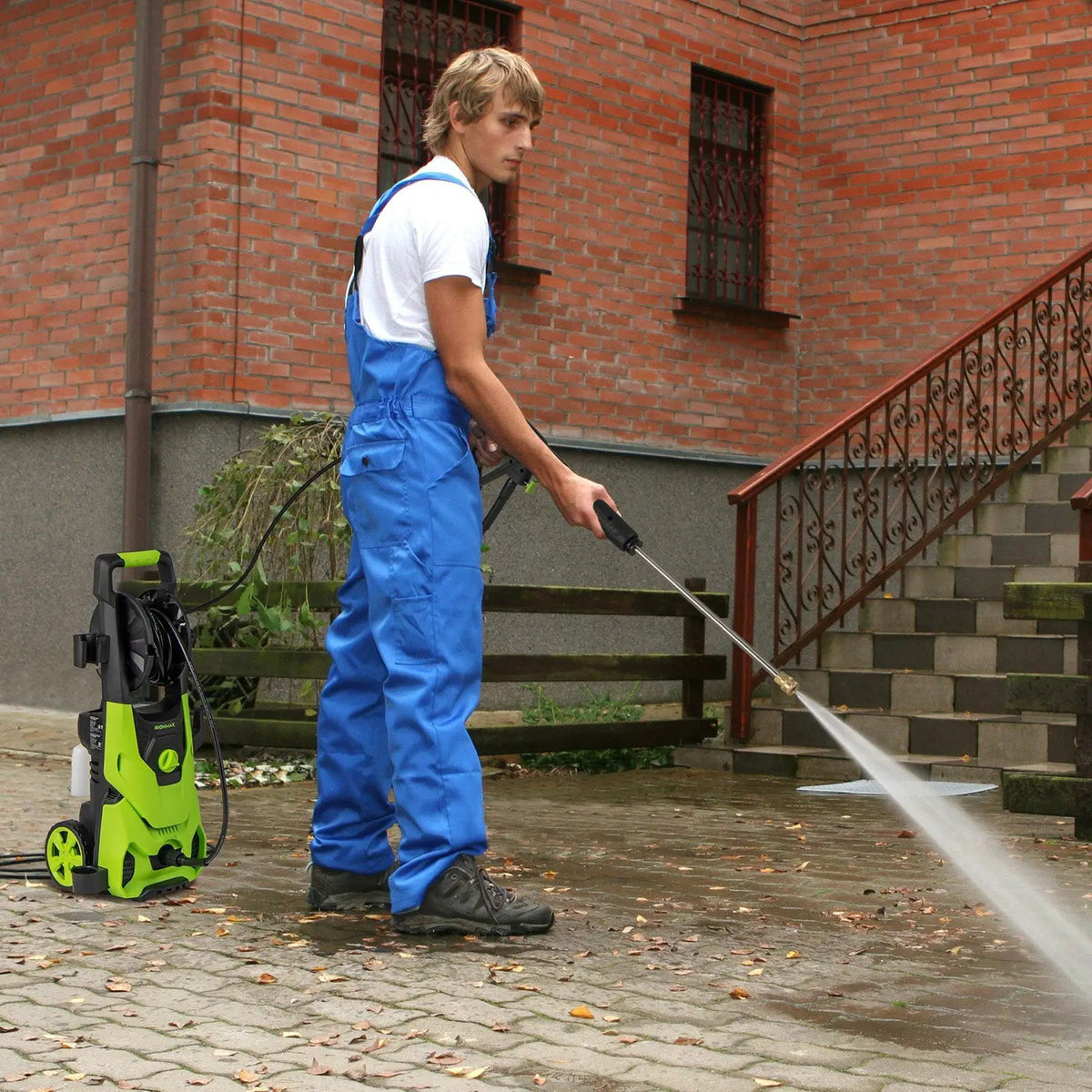 2150PSI Electric Pressure Washer 1.2GPM with 4 Quick Connect Nozzles and Foam Cannon by DirectDeals