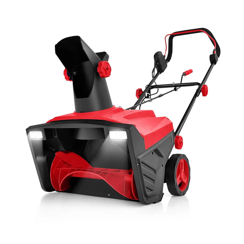 20 Inch 120V 15Amp Electric Snow Thrower with 180¬∞ Rotatable Chute by DirectDeals