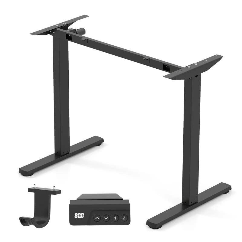 Electric Standing Desk Frame Height Adjustable Computer Desk Base with LED Display by DirectDeals