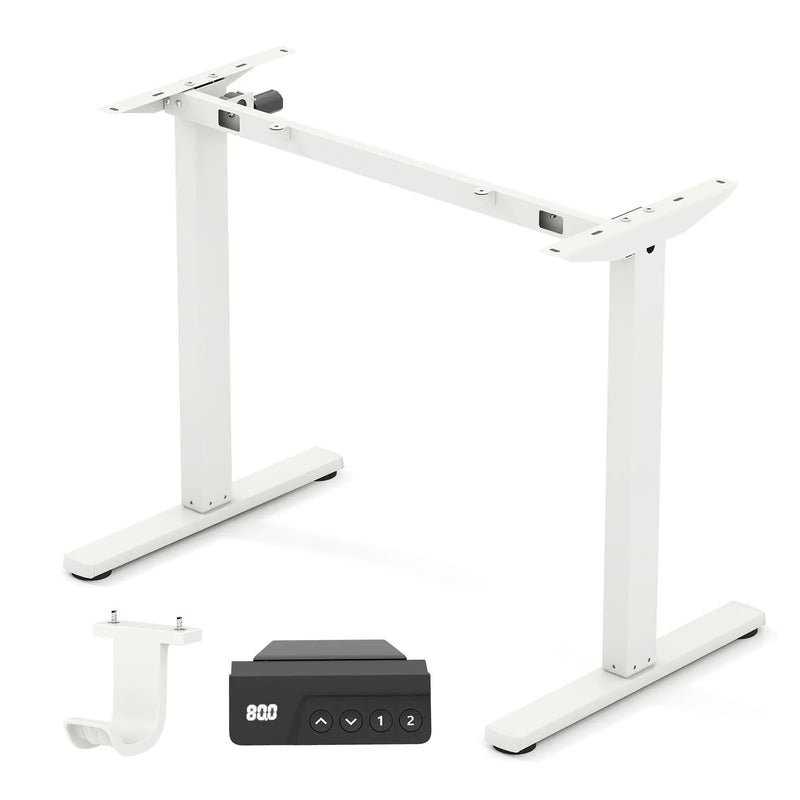 Electric Standing Desk Frame Height Adjustable Computer Desk Base with LED Display by DirectDeals