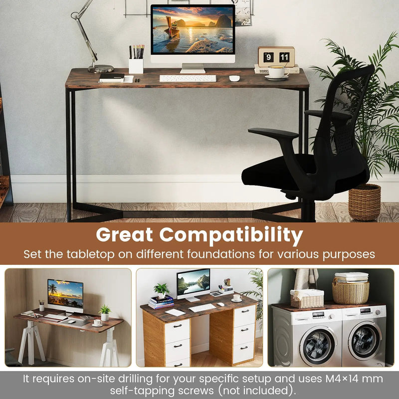 Electric Standing Desk with LED Display and 2 Memory Height Settings by DirectDeals