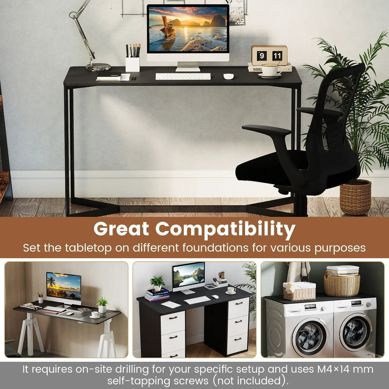 Electric Standing Desk with LED Display and 2 Memory Height Settings by DirectDeals