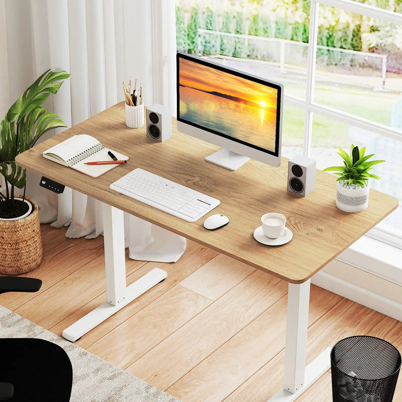 Electric Standing Desk with LED Display and 2 Memory Height Settings by DirectDeals