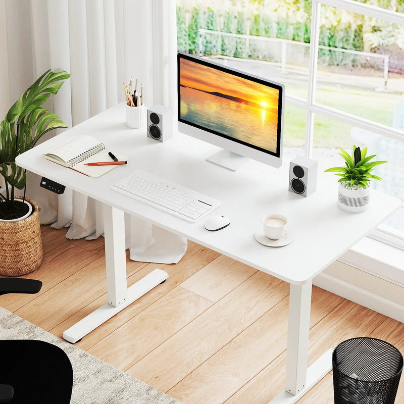 Electric Standing Desk with LED Display and 2 Memory Height Settings by DirectDeals
