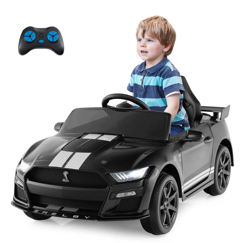 12V Licensed Ford Mustang Shelby GT500 Kids Ride on Car with Remote Control for Kids Aged 3-8 by DirectDeals