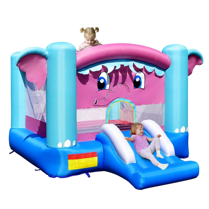 3-in-1 Elephant Theme Inflatable Castle without Blower by DirectDeals