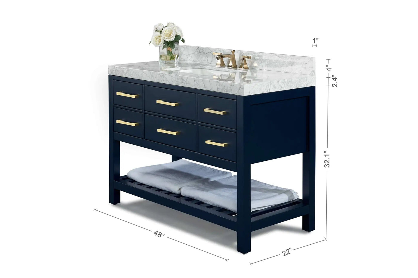 Elizabeth 48" Bath Vanity Set by Ancerre Designs
