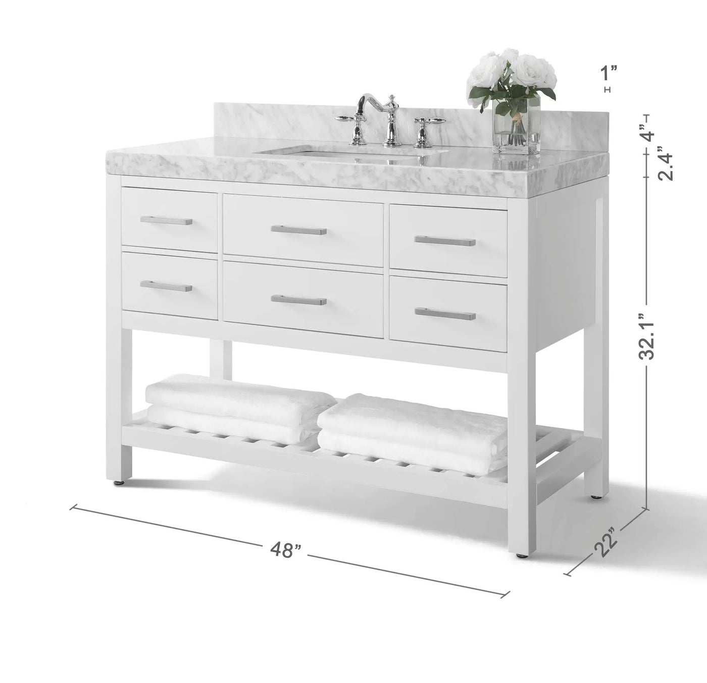 Elizabeth 48" Bath Vanity Set by Ancerre Designs