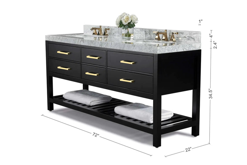 Elizabeth 72" Bath Vanity Set by Ancerre Designs