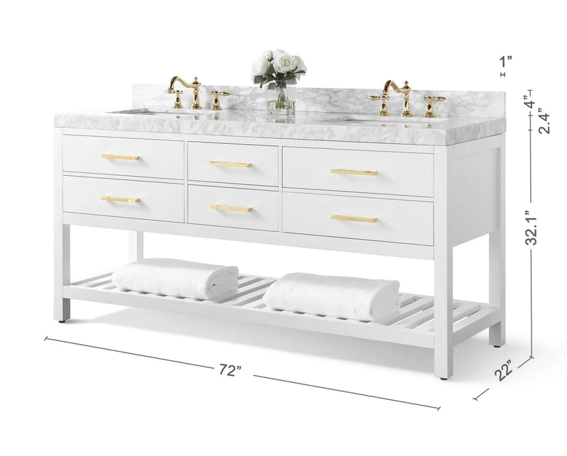 Elizabeth 72" Bath Vanity Set by Ancerre Designs