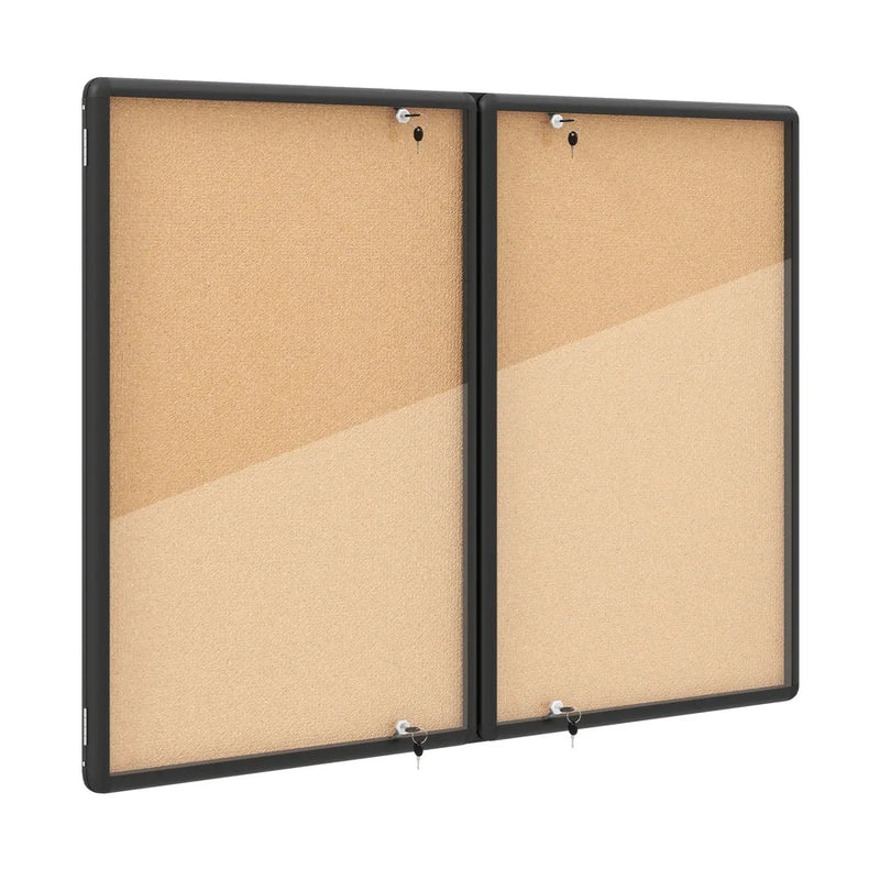 Enclosed Bulletin Board 47.5" x 35.5" with Aluminum Frame by DirectDeals