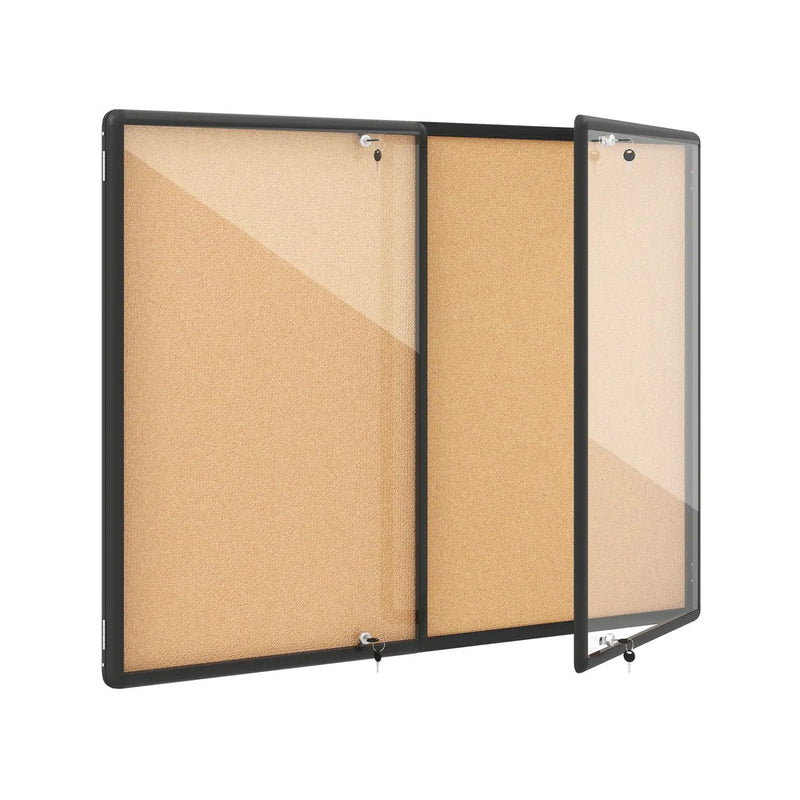 Enclosed Bulletin Board 47.5" x 35.5" with Aluminum Frame by DirectDeals