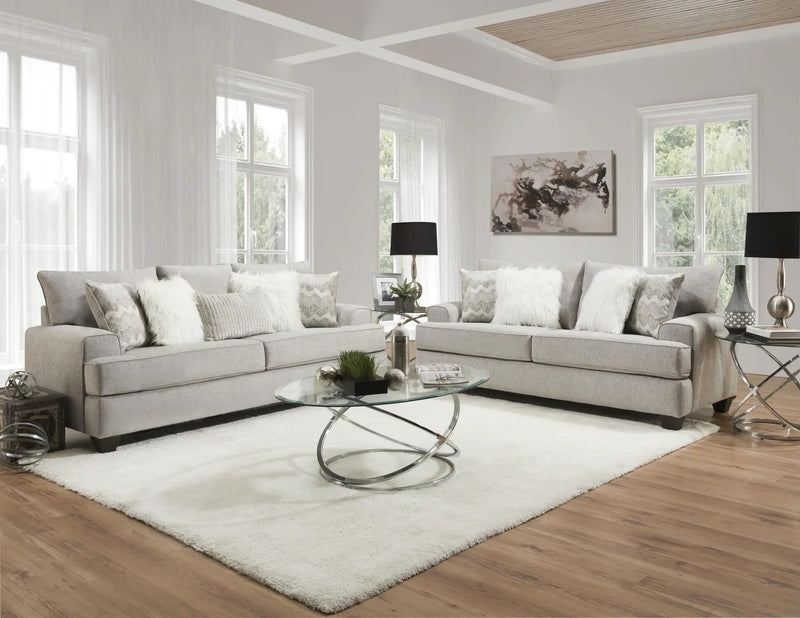 Endurance - Dove Grey - 2pc Sofa & Love seat Collection by Unique Piece Furniture