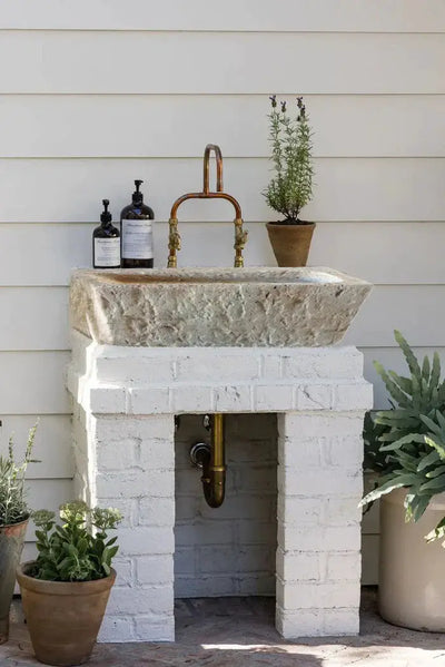 Travertine Wall-mount Sinks
