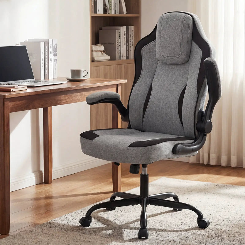 Ergonomic Computer Office Chair with 90¬∞ Flip-up Armrests by DirectDeals