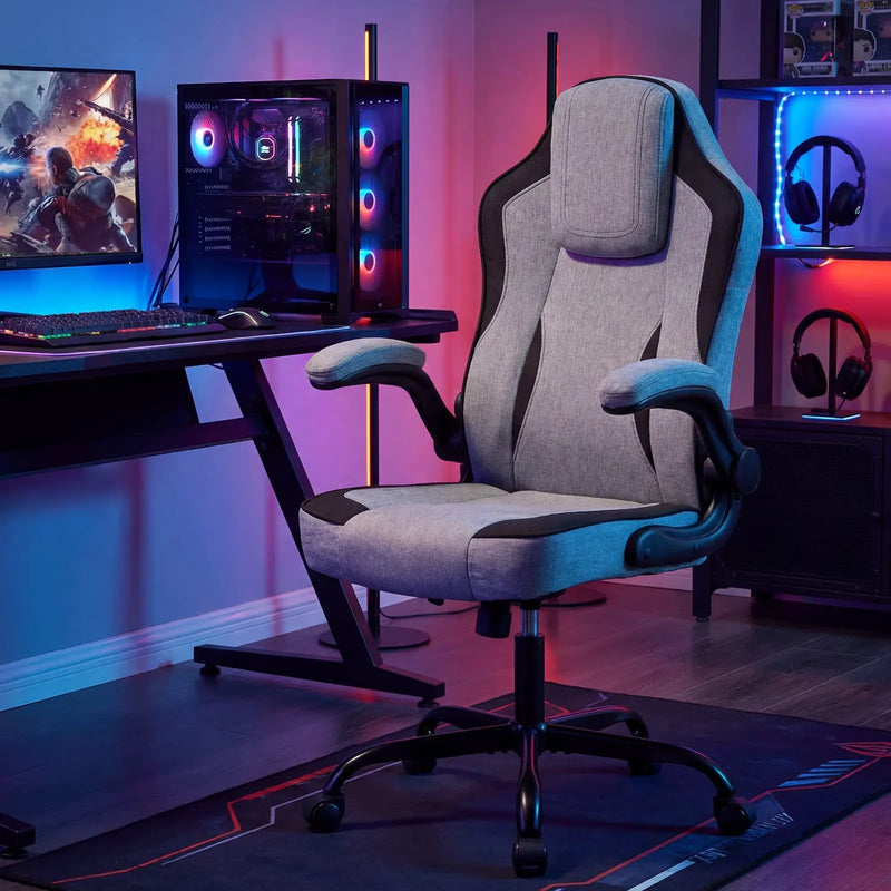 Ergonomic Computer Office Chair with 90¬∞ Flip-up Armrests by DirectDeals
