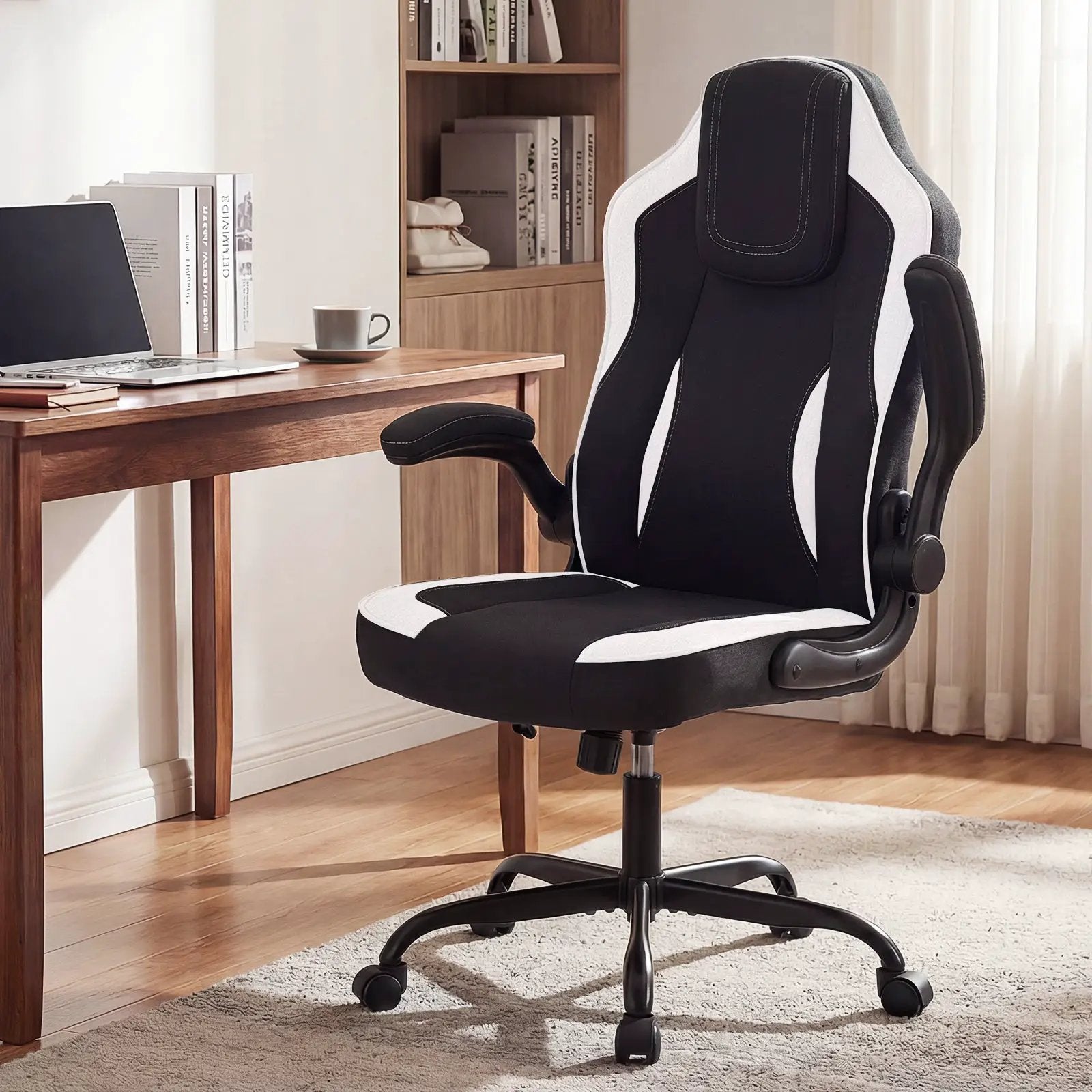 Ergonomic Computer Office Chair with 90¬∞ Flip-up Armrests by DirectDeals