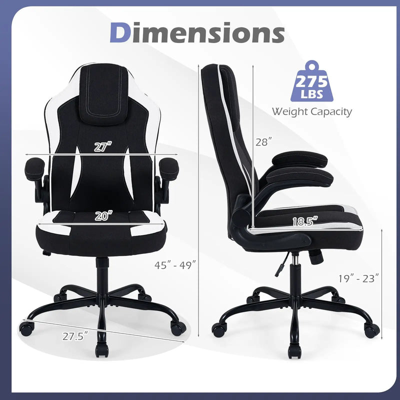 Ergonomic Computer Office Chair with 90¬∞ Flip-up Armrests by DirectDeals