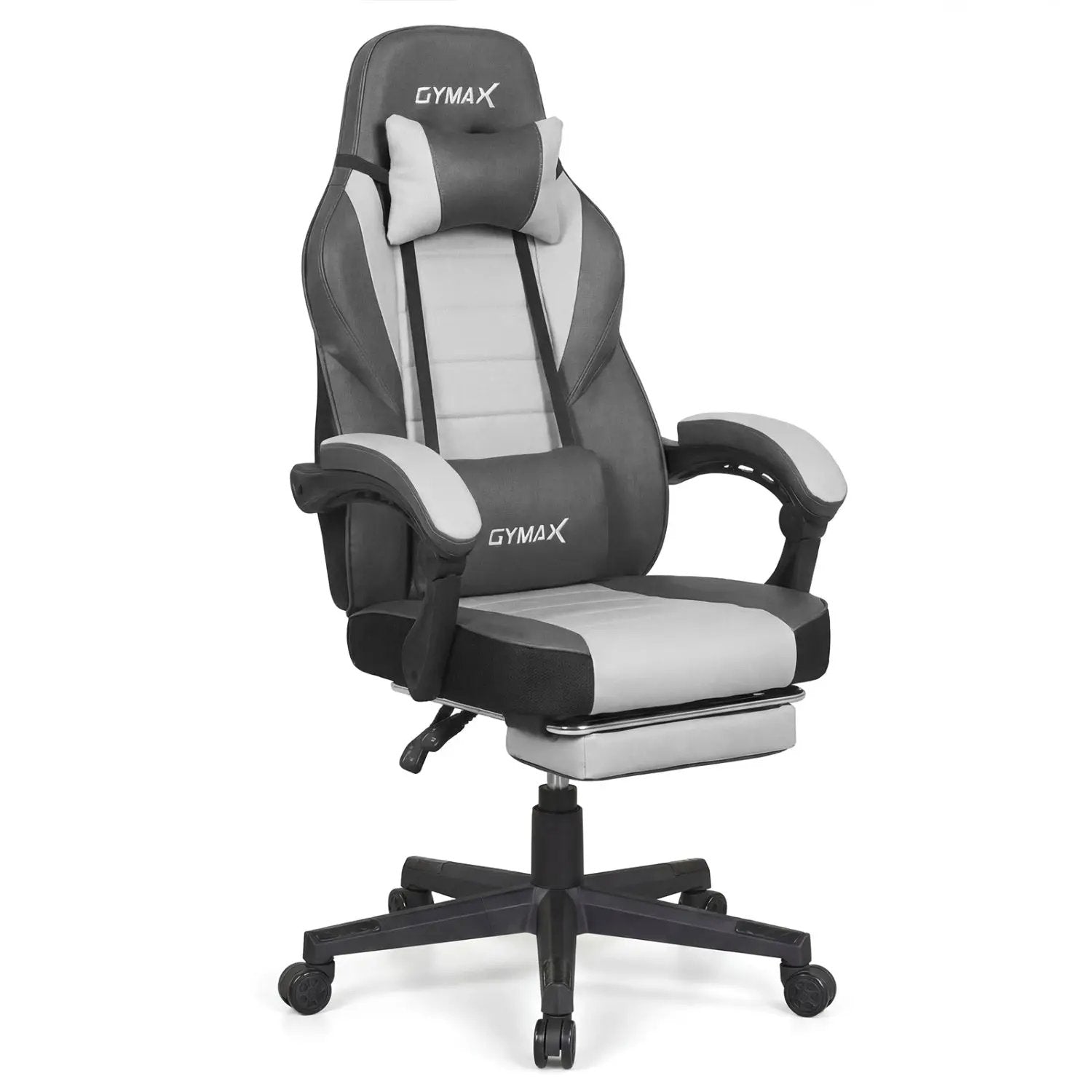 Ergonomic Video Game Chair with Headrest and Reclining Backrest by DirectDeals