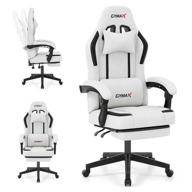 Ergonomic Video Game Chair with Headrest for Home Office by DirectDeals