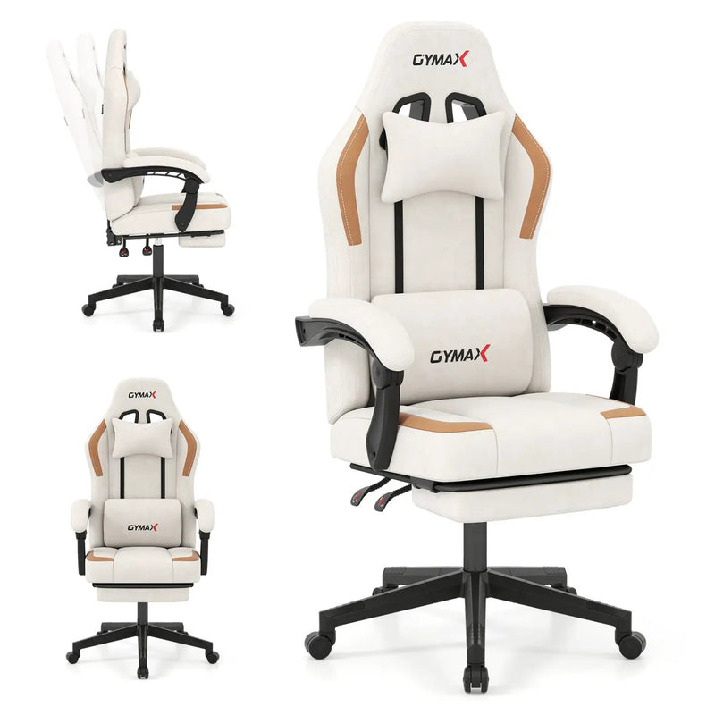 Ergonomic Video Game Chair with Headrest for Home Office by DirectDeals