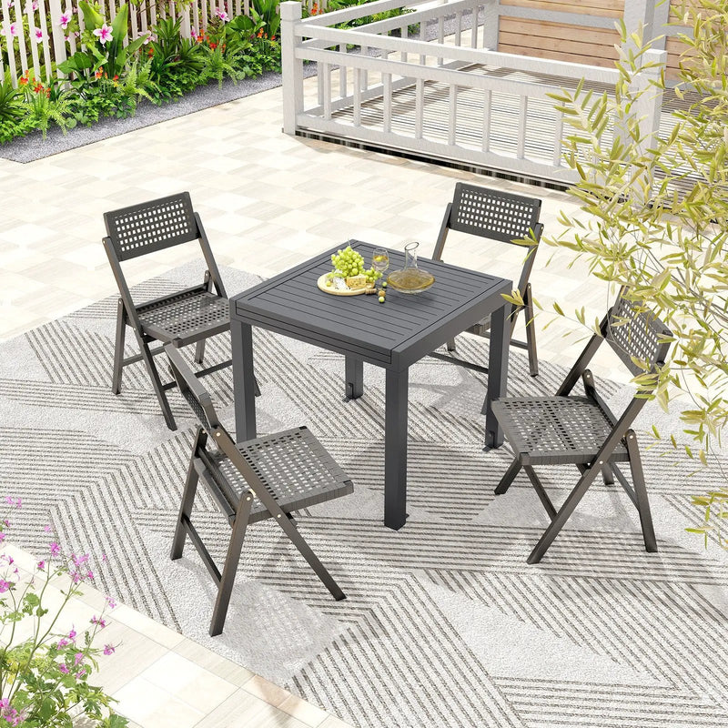 Expandable Patio Dining Table for 4-6 People by DirectDeals