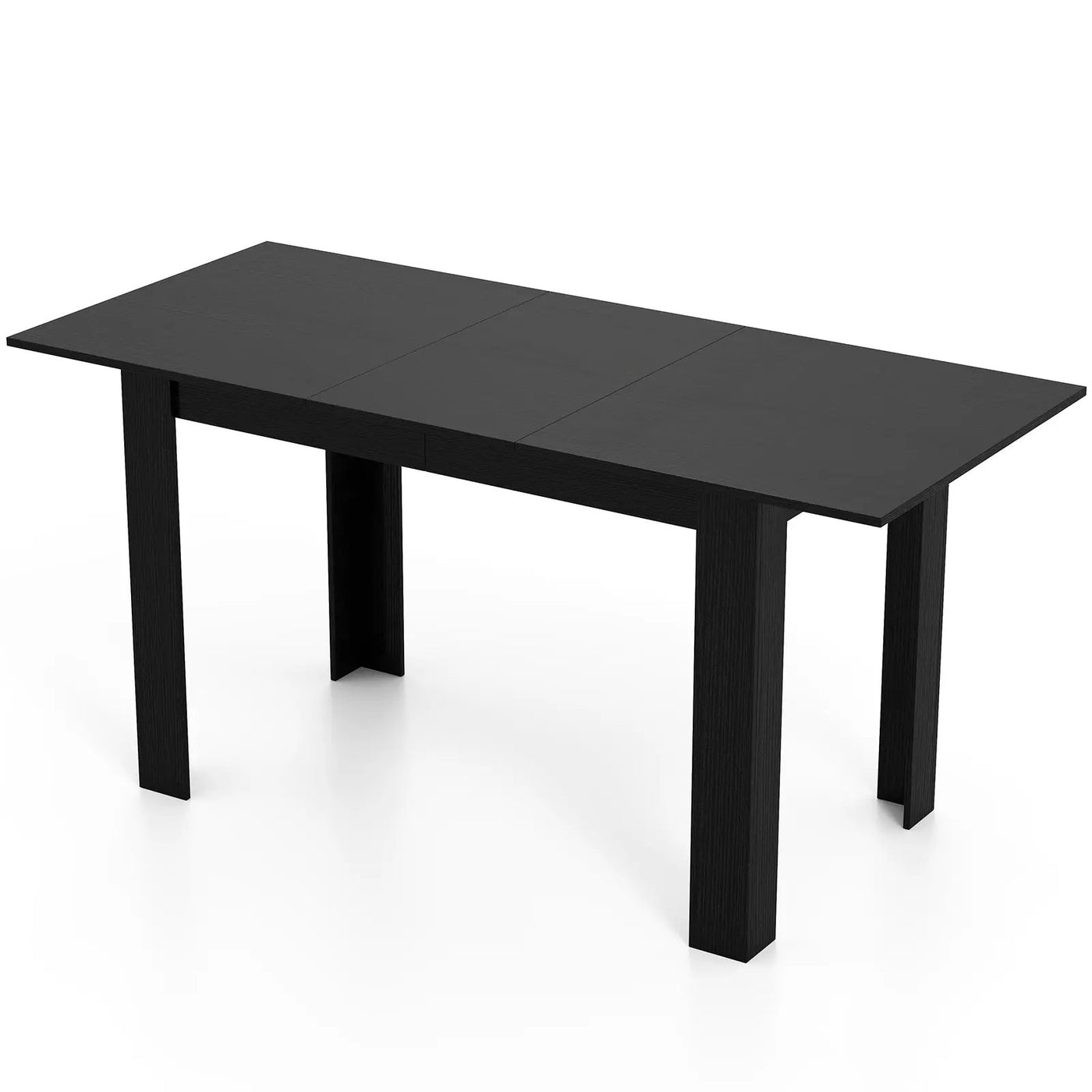 Extendable Dining Table for 4-8 People 47"-62" Large Rectangular Kitchen Table by DirectDeals