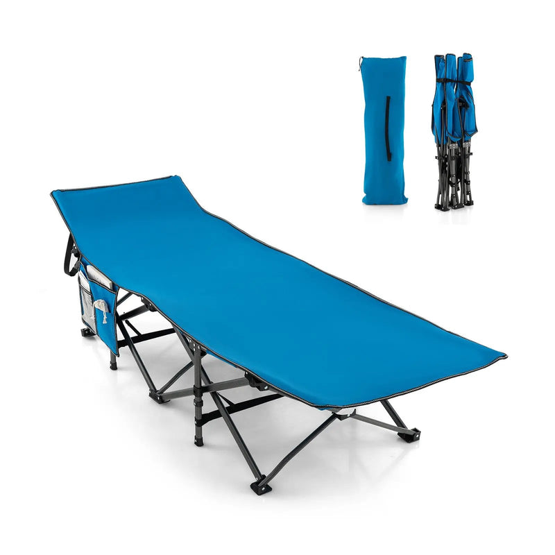 Wide Foldable Camping Cot with Carry Bag by DirectDeals