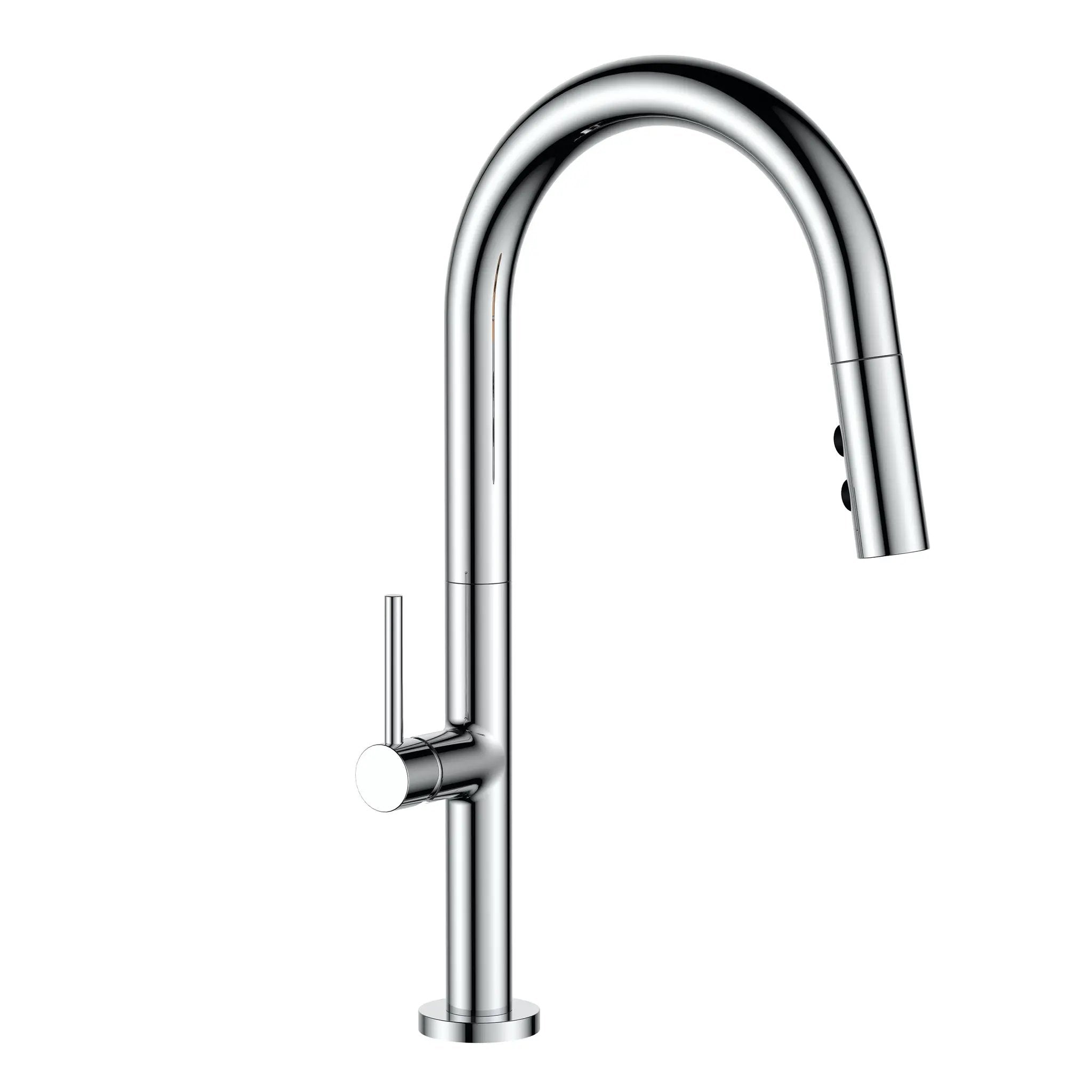 Zeek F-KC06 Chrome Pull-Down Kitchen Faucet by ZEEK