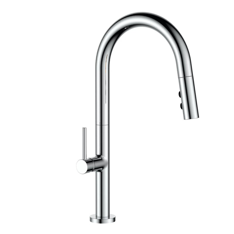 Zeek F-KC06 Chrome Pull-Down Kitchen Faucet by ZEEK