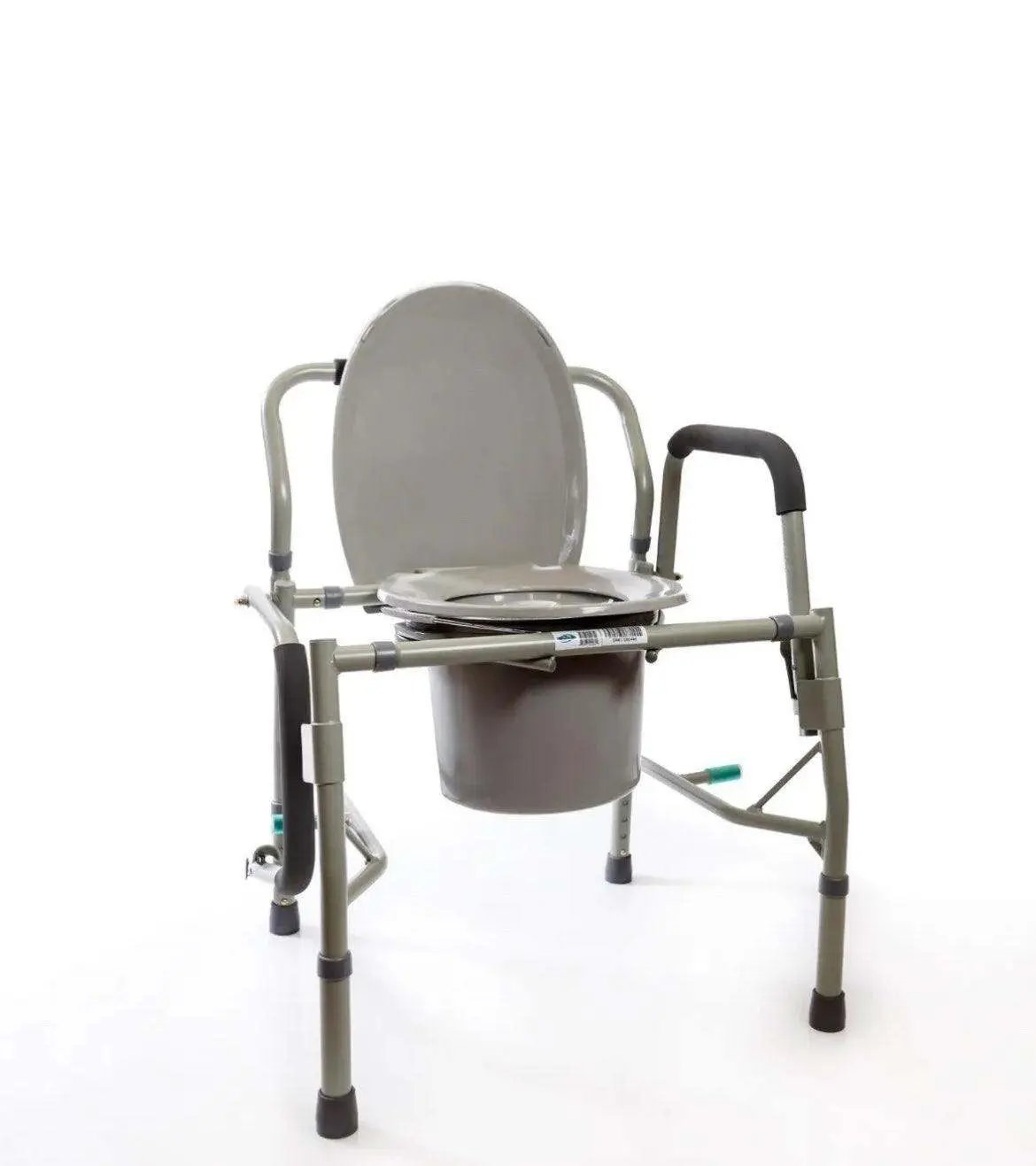 Healthline Deluxe 3 in 1 Bedside Commode, Toilet Safety Frame, Elevated Toile... by Selzalot