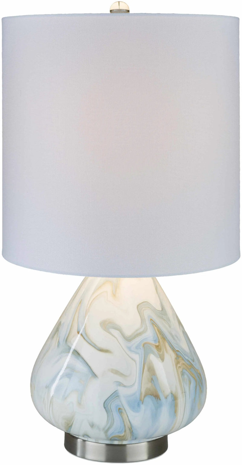 Farnborough Marble Ceramic Table Lamp by Boutique Rugs