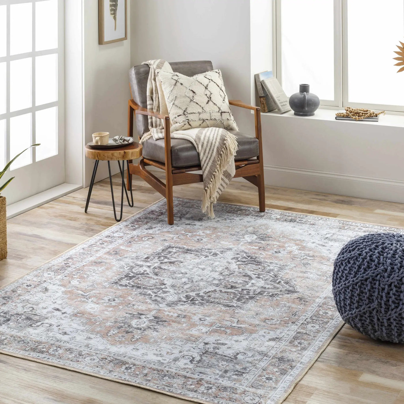 Fatih Tumble Dry Washable Rug by Boutique Rugs