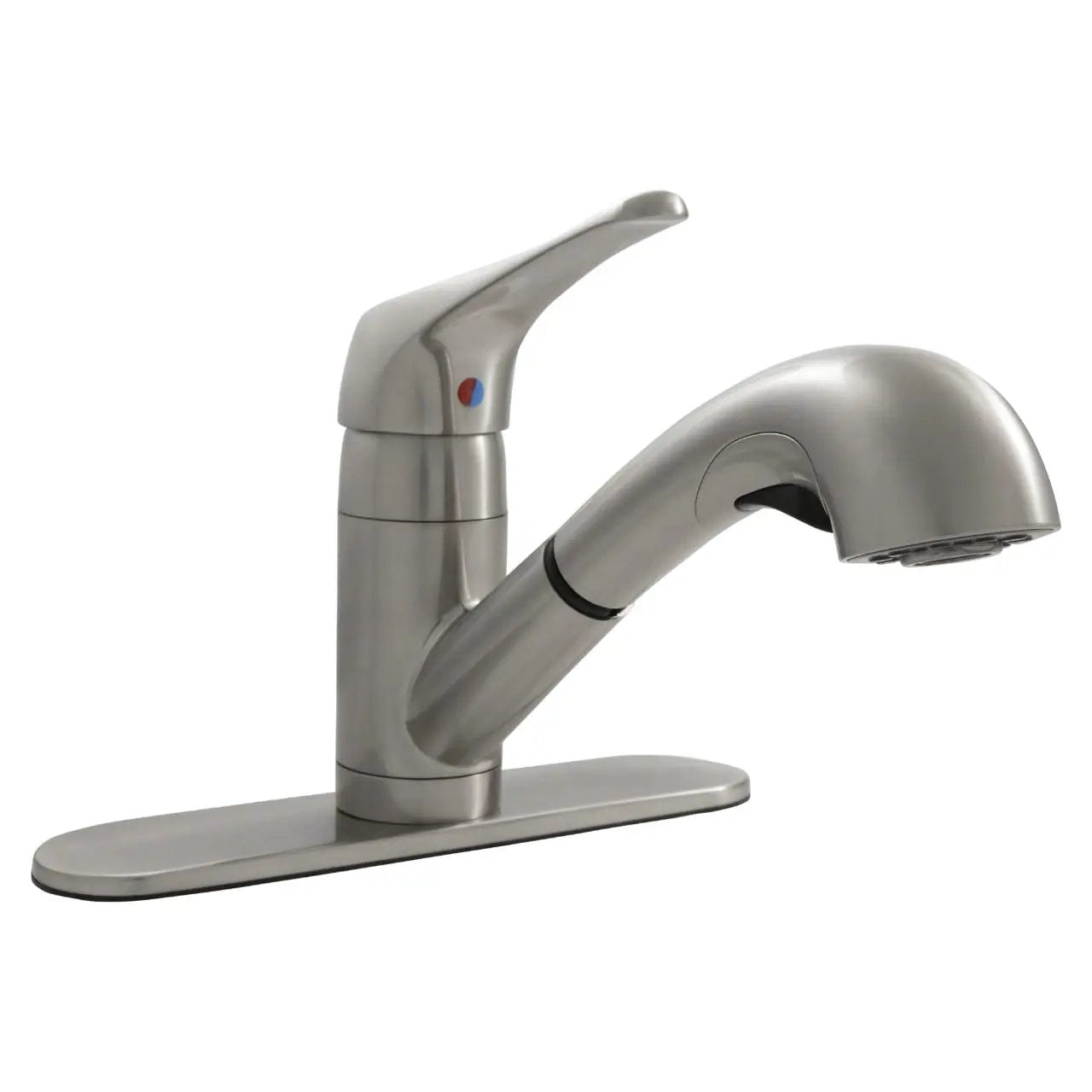 1-handle Pull-out Sprayer Kitchen Faucet 805 Brushed Nickel by MSI Surfaces