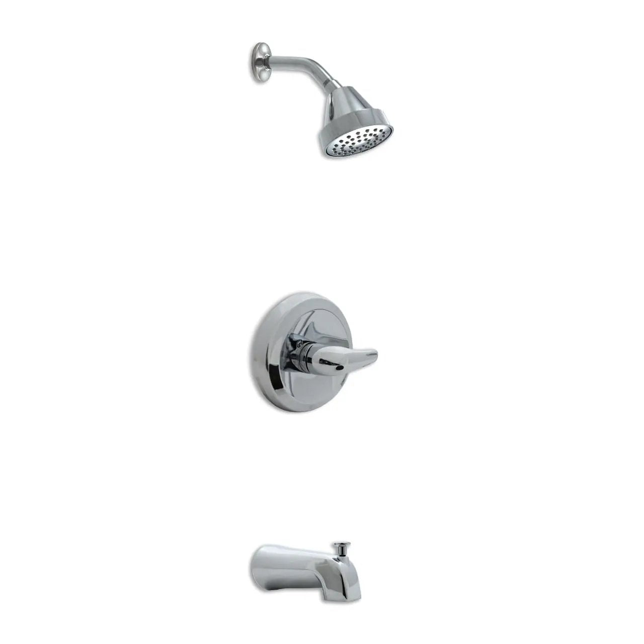 Handle Shower Tub Faucet 608 Chrome by MSI Surfaces