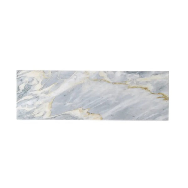 Gray 4x12 Honed Subway Calacatta Bluette Marble Tile (15 pack, 5 sq ft/case), photo 2 of 8