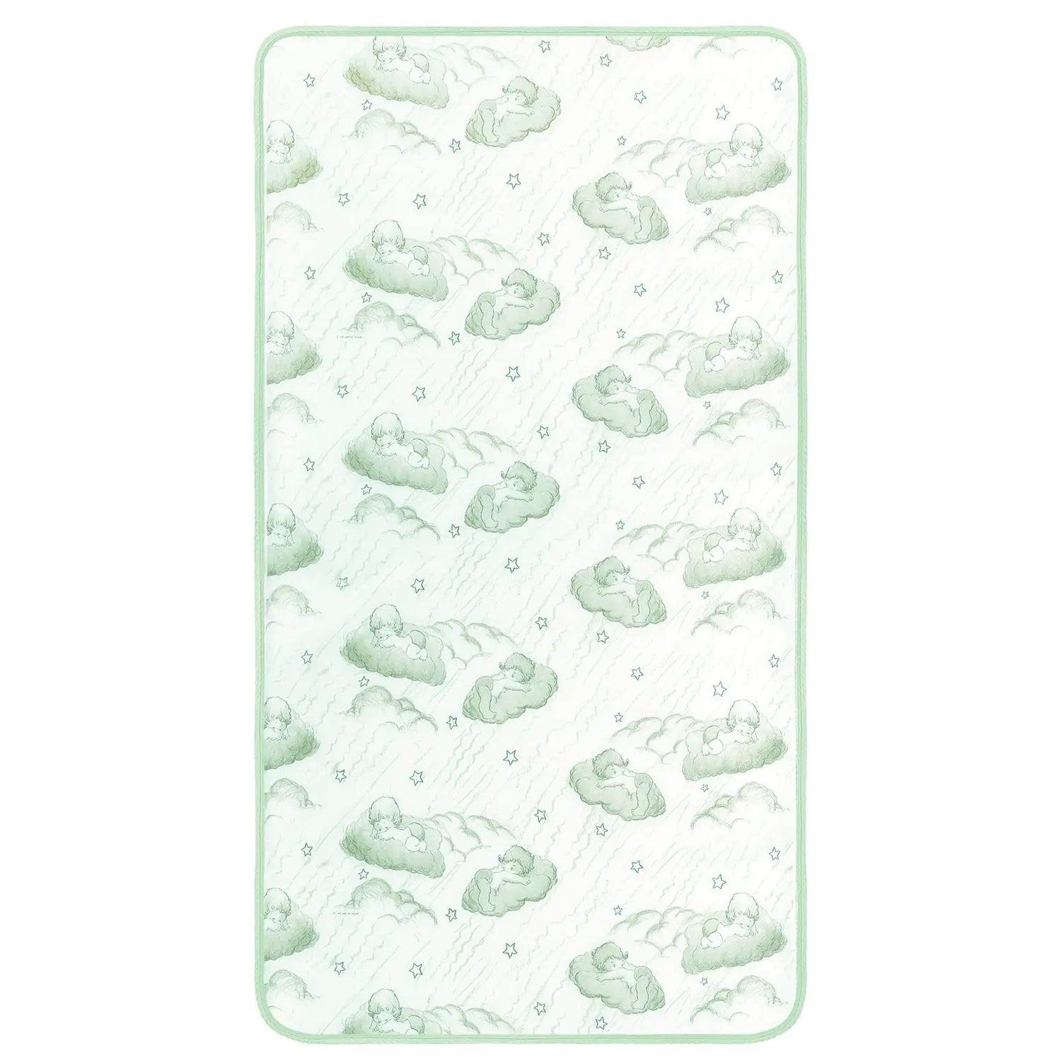 6-inch Firm Spring Coil Mattress Waterproof Standard Crib Mattress Made in USA by HomePacific