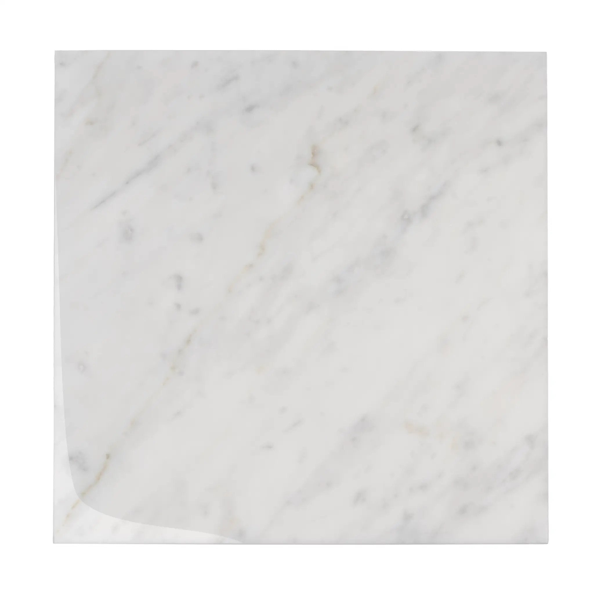 White 12x12 Honed Field Bianco Carrara Marble Tile (10 pack, 10 sq ft/case) by Apollo Tile