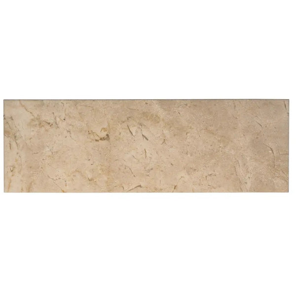 Beige 4x12 Polished Subway Crema Marfil Marble Tile (15 pack, 5 sq ft/case), photo 2 of 6
