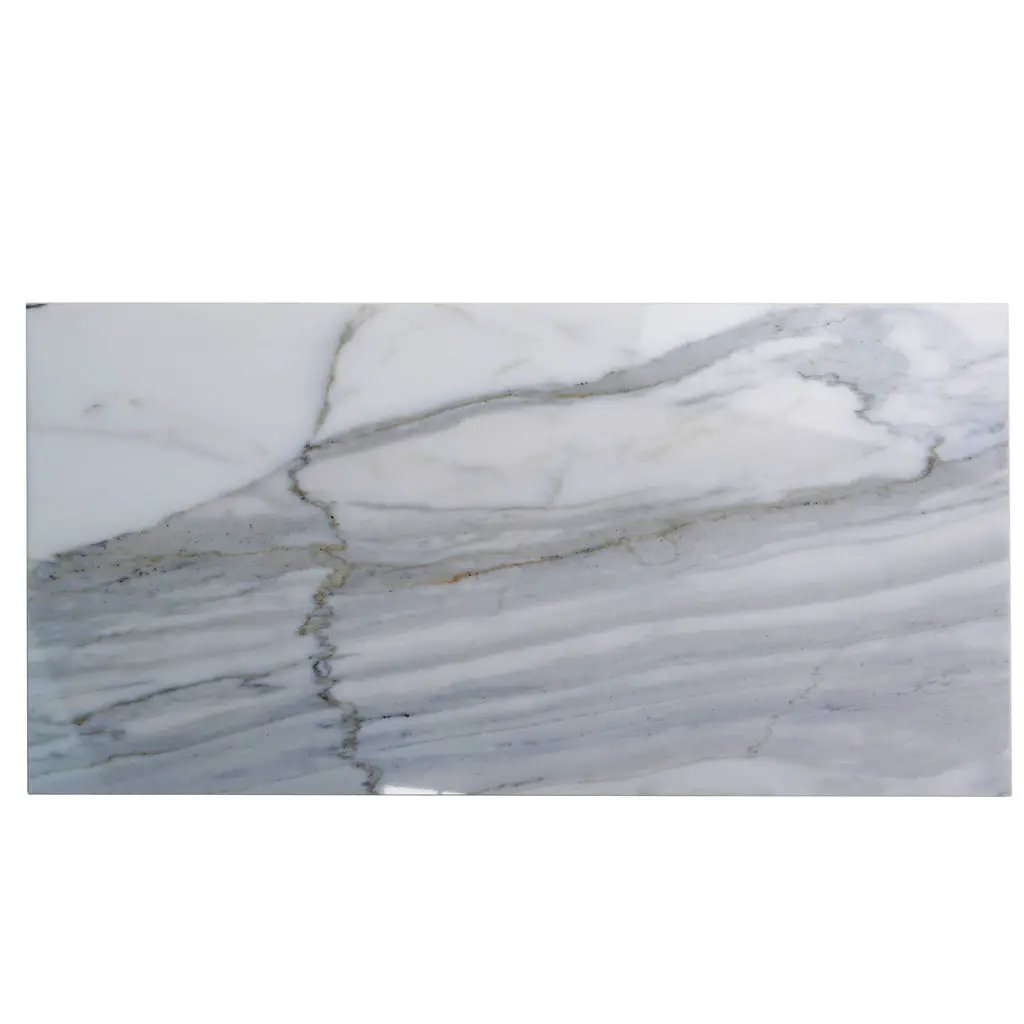 White Gray 12x24 Honed Field Calacatta Gold Marble Tile (5 pack, 10 sq ft/case) by Apollo Tile