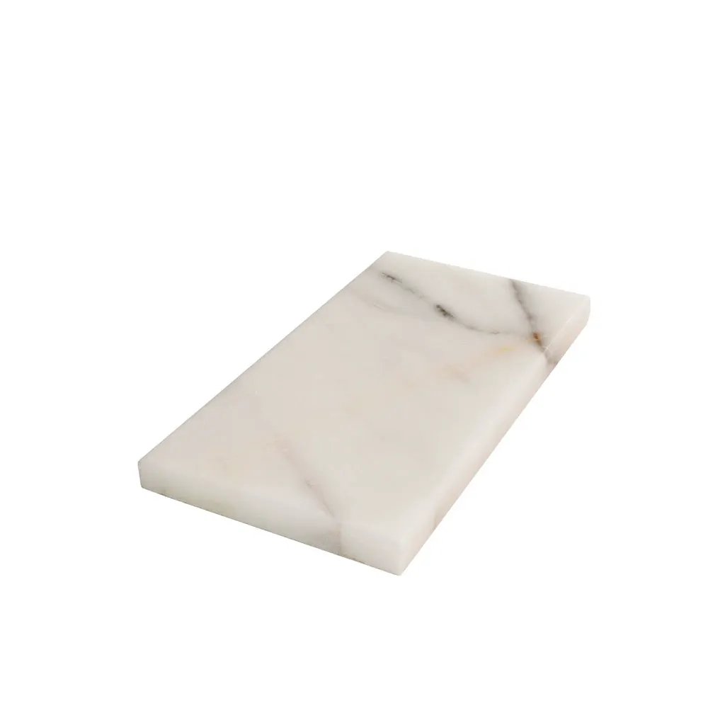 White 3x6 Honed Subway Calacatta Gold Marble Tile (40 pack, 5 sq ft/case) by Apollo Tile