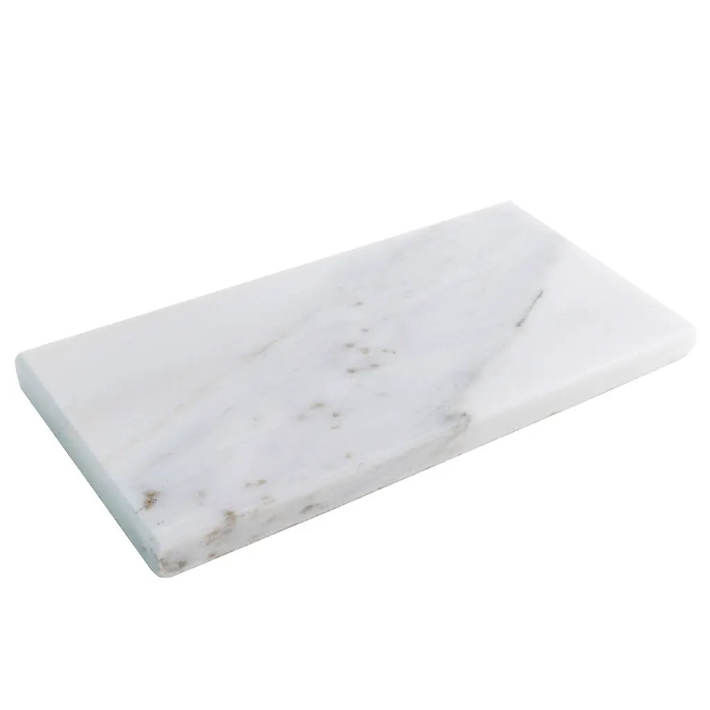 White 3x6 Polished Subway Calacatta Gold Marble Tile (40 pack, 5 sq ft/case) by Apollo Tile
