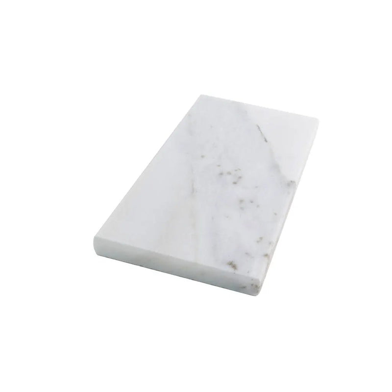 White 3x6 Polished Subway Calacatta Gold Marble Tile (40 pack, 5 sq ft/case) by Apollo Tile
