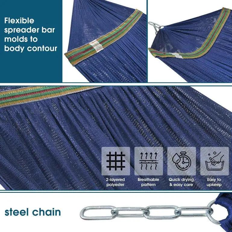 Tranquillo Original Collapsible Hammock with Stand for Ultimate Relaxation by Megsu